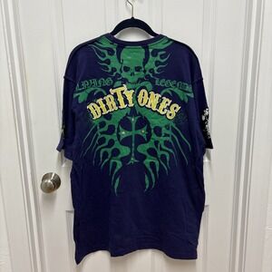 Blac‎ Label Dirty Ones - Streetwear Graphic Tee T Shirt - Size 2XL